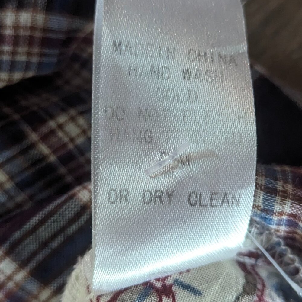 Altar'd State Oversized Medium High/Low Button Up - Picture 11 of 15